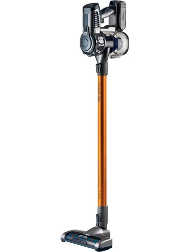 Ariete 2723 - draadloze steelstofzuiger - met 3 borstels - kruimeldief - 35 min accuduur - oranje