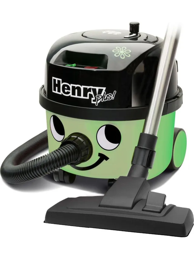Numatic Henry Plus Hrp205 - Stofzuiger met zak Zwart;Groen
