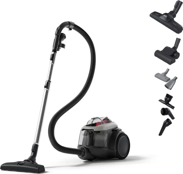AEG AL61A4UG Animal 6000 - Stofzuiger zonder zak - Parketborstel - Dierenhaar - HEPA filtratie black/grey