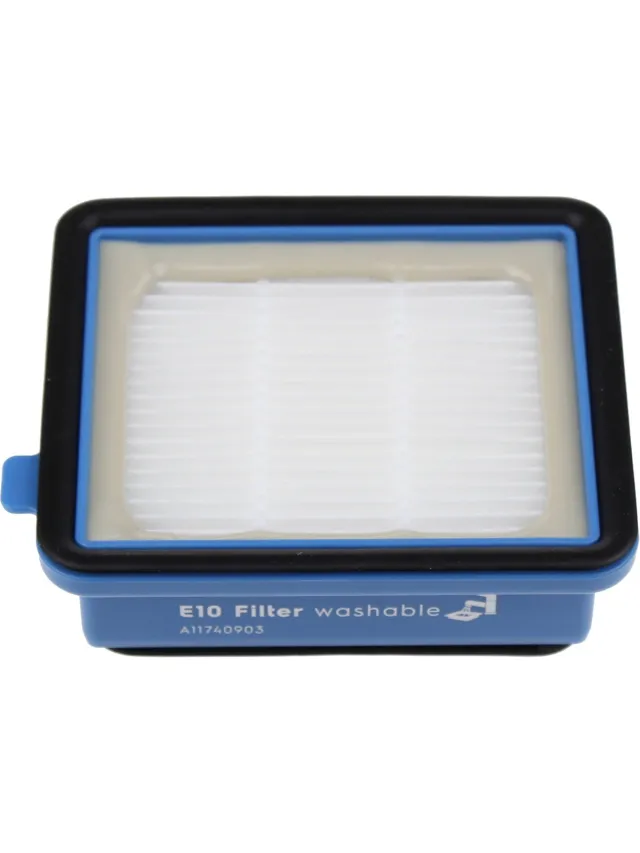 Electrolux Filter E10 voor WellQ6-8 steelstofzuiger - 140117409031 Blauw