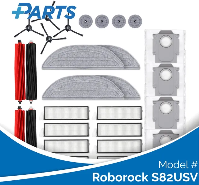 Plus.Parts Roborock S82USV Onderhoudsset (Plus.Parts® alternatief voor 8.02.0324) Overig