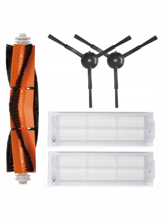 AreoSe Onderhoudsset met filters en borstels voor Xiaomi Mi Robot Vacuum 2 PRO Orange