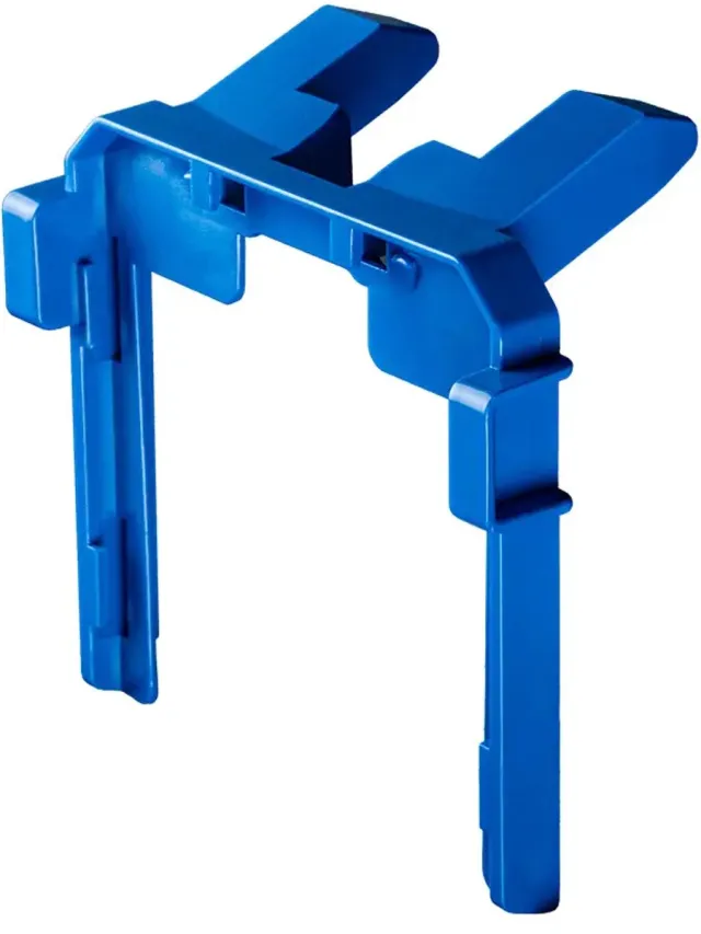 SQOON Stofzakhouder geschikt voor Philips PowerGo CP0787/01 - Gelijk aan model: 996510077675 - Perfecte vervanging voor versleten of kapotte stofzakhouder Blauw