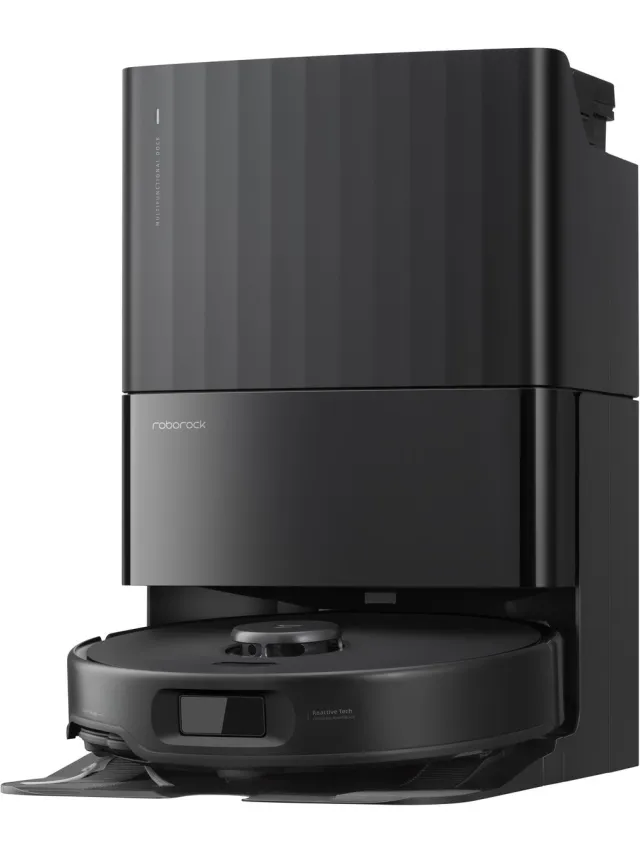 Roborock Qrevo 5AE Noir – Robotstofzuiger met dweilstation – 12000 Pa Zwart