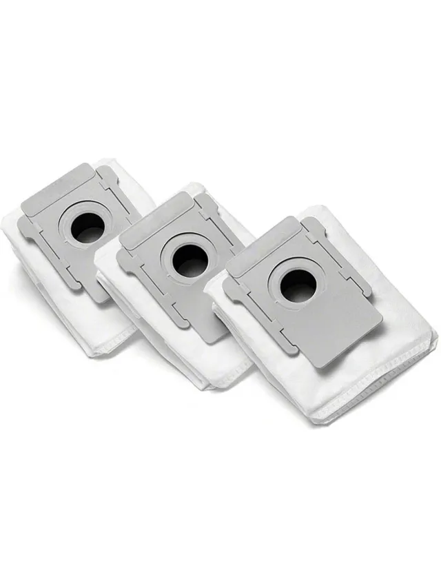 Covako Geschikt voor iROBOT ROOMBA . 2 x 3 stuks. VOORDEEL Stofzuigerzakken voor E5, E6, E7, i3, i7, S9, Clean Base, Synthetisch. COVAKO Merk