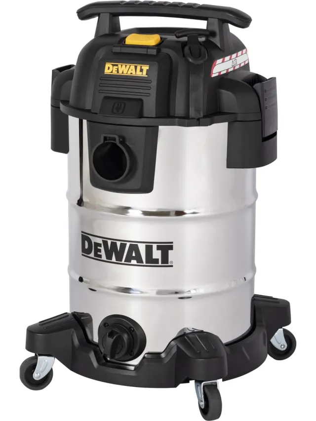 DeWalt DXV30SAPTA - Industriële Stofzuiger - Nat en Droog - 30L - Automatisch Start Gereedschapsaansluiting Zwart