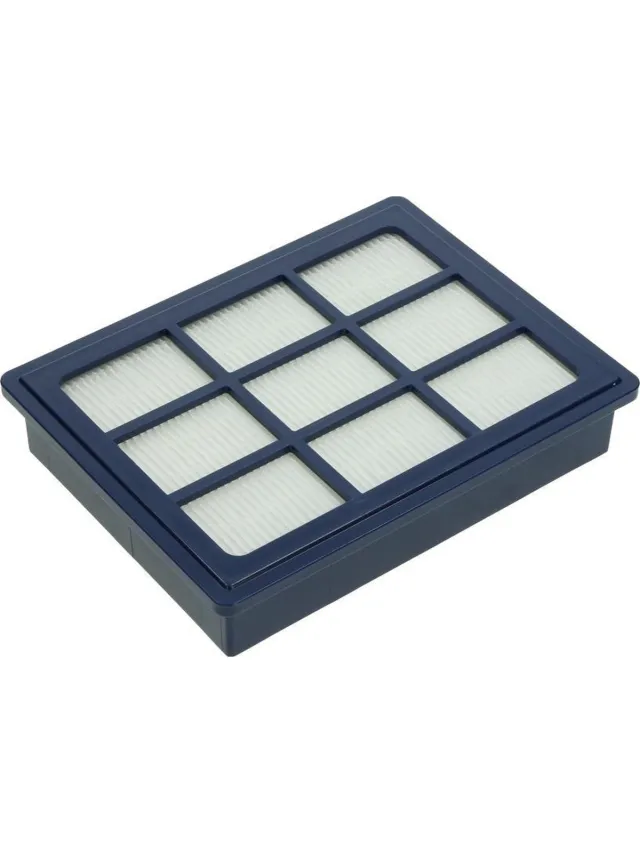 Nilfisk filter hepa hepafilter H12 stofzuiger 155 x 119 x 29 mm stofzuigerfilter alternatief geschikt voor Power serie, P10, P20, P40 blauw