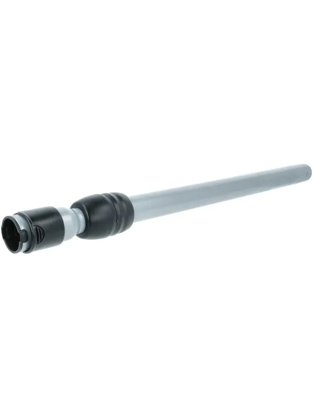 VHBW stofzuigerbuis, compatibel met Siemens VS07G2213/15, VS07G2222, VS07G2222/06, VS07G2213/11 stofzuigers – 35 mm aansluiting, 61 - 99 cm, zwart-zilver