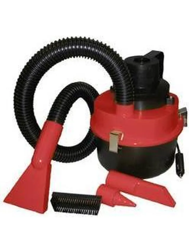 Westfalia Auto stofzuiger 12V 120 Watt rood