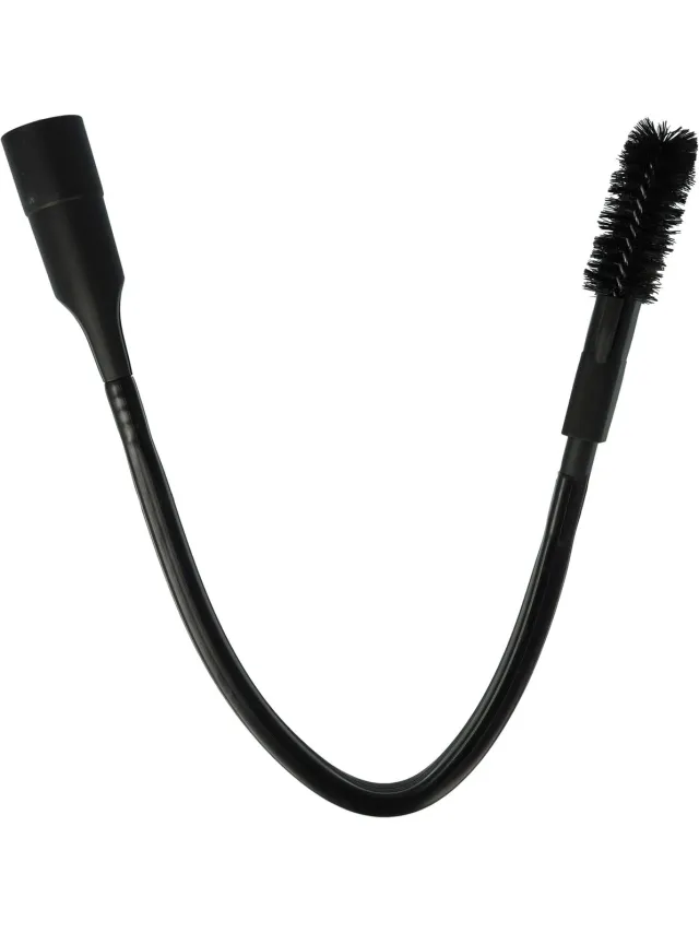VHBW Flexibele kierenzuigmond compatibel met Kärcher NT 30/1 Ap Te L stofzuigers met een ronde aansluiting van 30-37 mm - zuigmond, afneembare borstel, 63,2 cm
