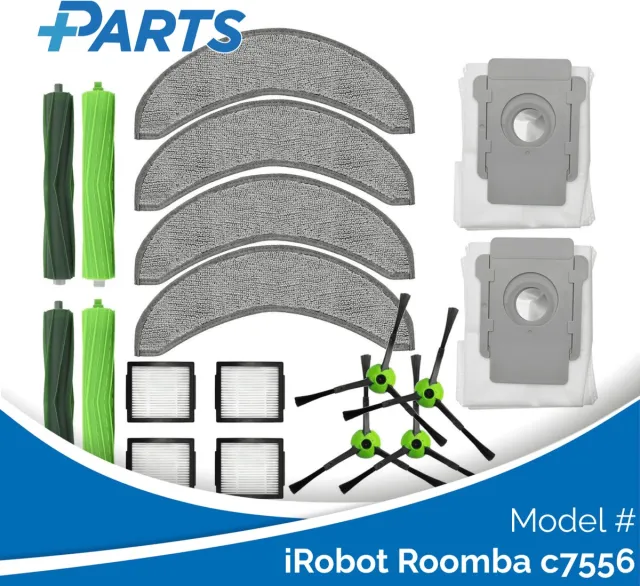 Plus.Parts iRobot Roomba c7556 Onderhoudsset (Plus.Parts® alternatief voor 4812261 / 4812262) Overig