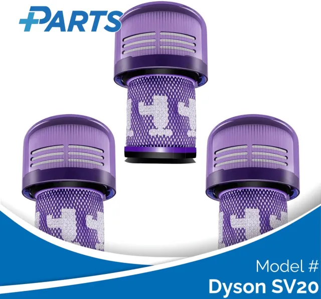 Plus.Parts Dyson SV20 Filters (3 Stuks, Plus.Parts® alternatief voor 971517-01) Overig