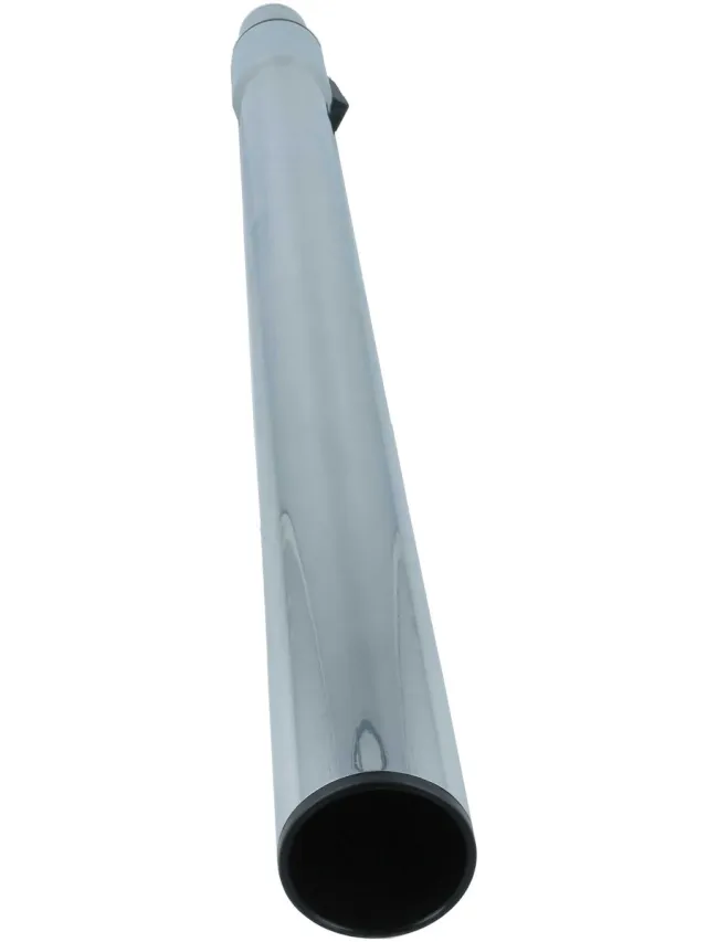 VHBW stofzuigerbuis, compatibel met Dyson-stofzuigers – aansluiting van 32 mm, 58 – 96 cm, verchroomd