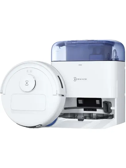 Ecovacs Robotstofzuiger 2in1 DEEBOT mini Blue Wit met Blauw