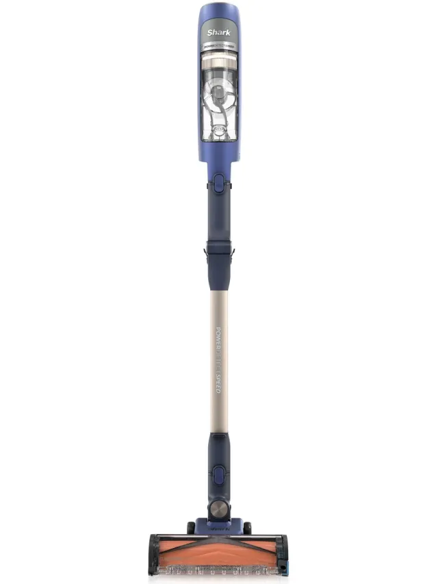 Shark PowerDetect Speed draadloze stofzuiger - Reverse Clean - anti-allergene HEPA-filtratie - tot 60 minuten gebruiksduur - inclusief wandbeugel en spleetmondstuk - Ultramarine - IA1241EU Blauw
