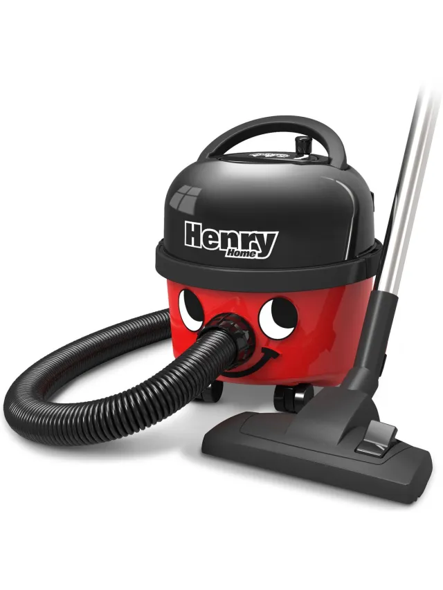 Numatic Henry Home Compact HVH160-11 - Stofzuiger met zak - Rood - Inclusief extra luxe accessoire-set!