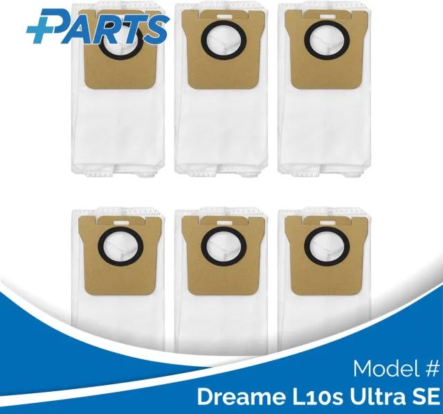 Plus.Parts Dreame L10s Ultra SE Stofzakken (6 Stuks, Plus.Parts® alternatief voor RDB3) Overig
