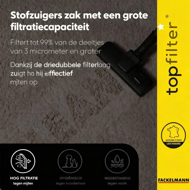 Top Filter Set van 4 stofzuigerzakken Rowenta TopFilter Premium
