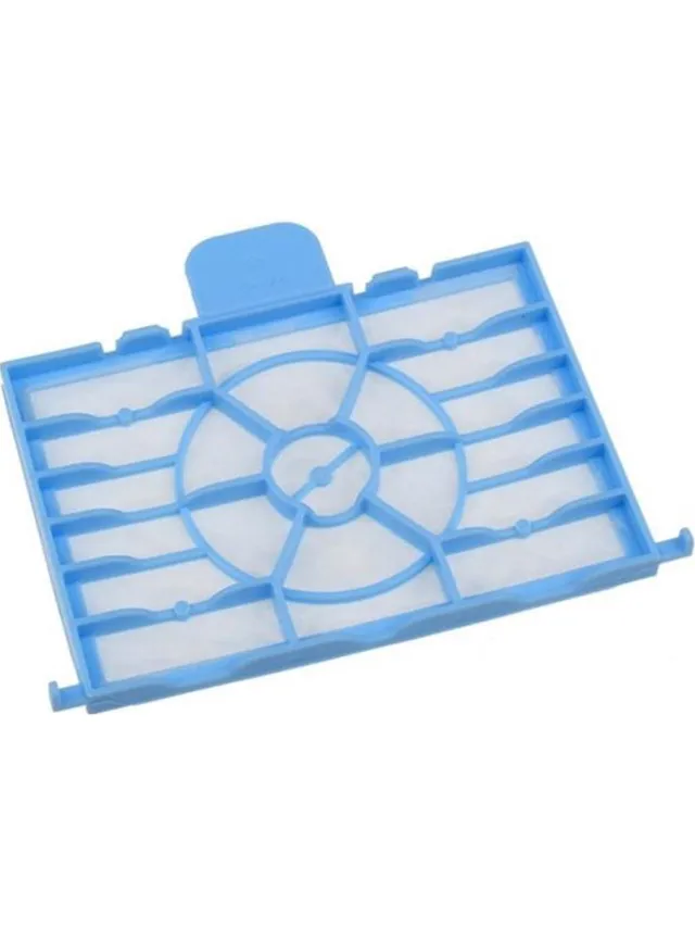 SQOON Motorfilter geschikt voor Bosch / Siemens stofzuigers - Gelijk aan model: 577814, 00577814 - Vervangt origineel filter, ideaal voor optimale motorbescherming en luchtcirculatie blauw