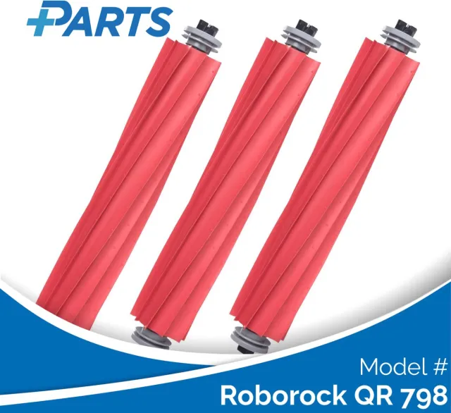 Plus.Parts Roborock QR 798 Borstels (3 Stuks, Plus.Parts® alternatief voor 8.02.0079) Overig
