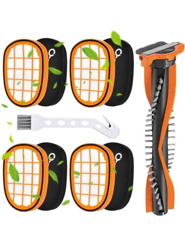 Pyreta Geschikt voor B90B-filter en vervangende borstel - geschikt voor Speedpro Max - essentiële accessoires voor stofzuigers Multicouleur