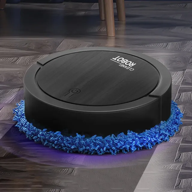 Therob Smart dweil robot. Volledig automatisch. Leverbaar in zwart.