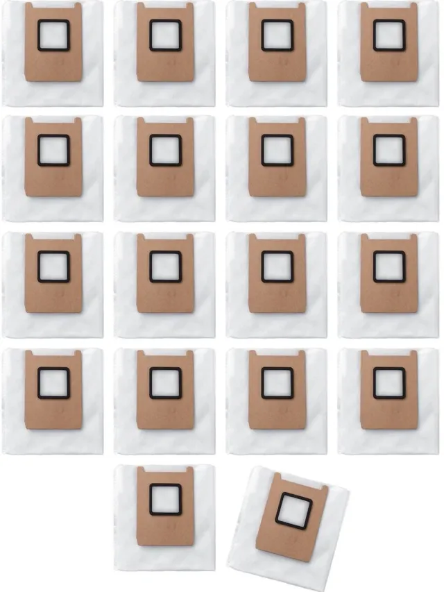 Plus.Parts Eufy Omni E25, E28, E35 en Omni C28 Stofzakken (18 Stuks, Plus.Parts® alternatief voor T29YQA20) Overig