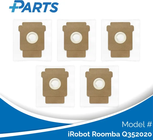Plus.Parts iRobot Roomba q352020 Stofzakken (5 Stuks, Plus.Parts® alternatief voor 4849916) Overig
