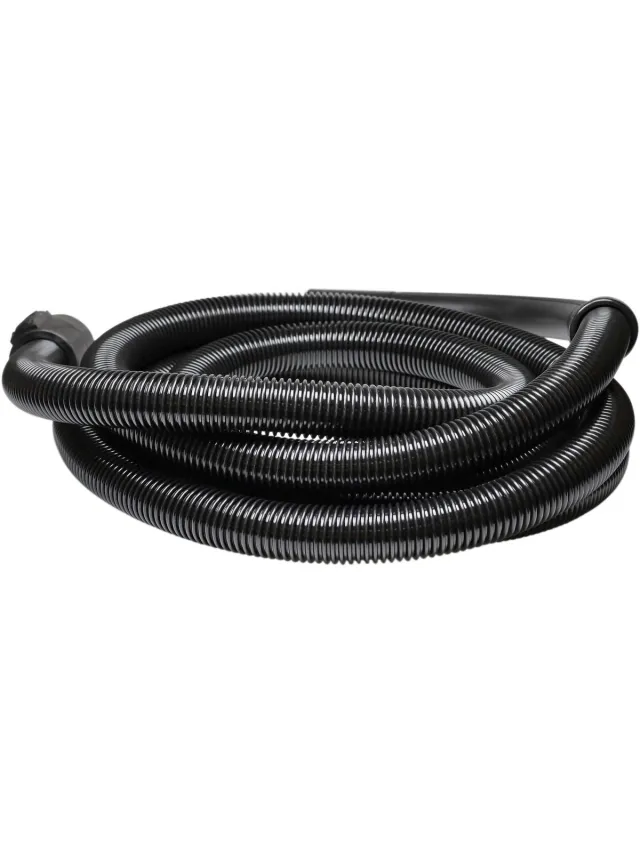 VHBW Vervangingsslang compatibel met Kärcher Home Vac WD 3 Premium, MV 2, MV 2 *CH (1.629-762.0) stofzuigers - 5,5 m, handvat, 35 mm ronde aansluiting zwart