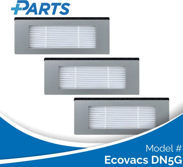 Plus.Parts Ecovacs DN5G Filters (3 Stuks, Plus.Parts® alternatief voor 201-1628-0022) Overig