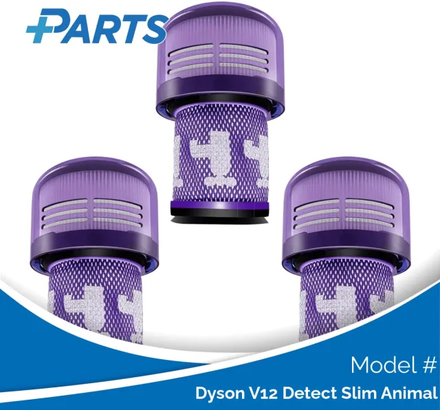 Plus.Parts Dyson V12 Detect Slim Animal Filters (3 Stuks, Plus.Parts® alternatief voor 971517-01) Overig