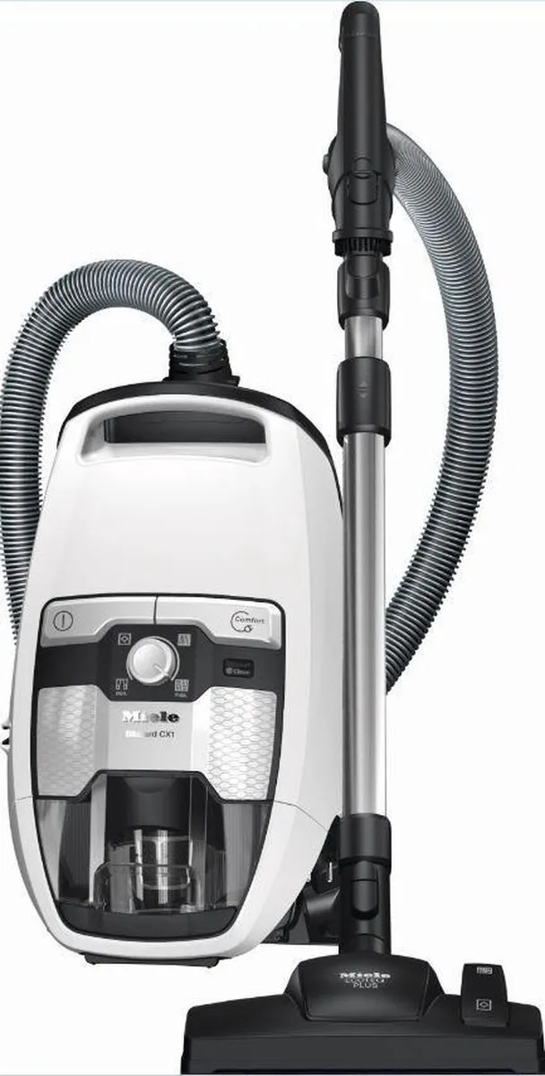 Miele Blizzard CX1 Excellence Ecoline - Stofzuiger zonder zak - Lotuswit Zwart;Grijs;Wit