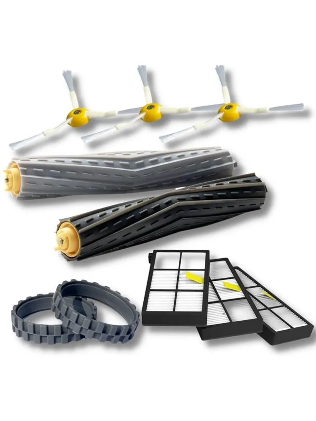 Inf Accessoires 10 stuks Geschik voor iRobot Roomba 800/900/805/860/890/870/871/880 geel