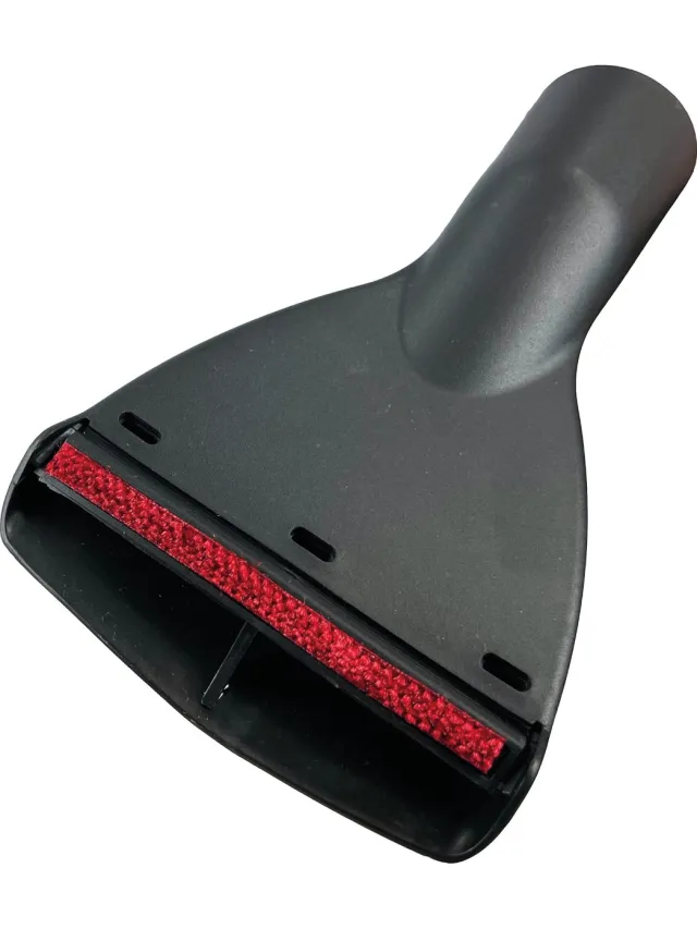 Parts4 Universele matras zuigmond met fluwelen strip | ø 35 mm incl. reduceerring naar ø 32 mm | Universeel te gebruiken voor merken als AEG, Bosch, Miele, Nilfisk, Numatic, Siemens e.a. Zwart