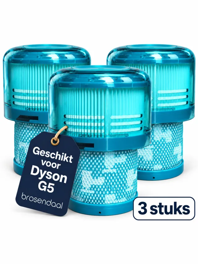 Brosendaal Filter geschikt voor Dyson Gen5 - G5 Dyson filter - SV23 - Wasbaar en Herbruikbaar - 3 stuks