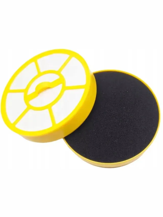 Rosfix Filter Vervanging - Stofzuigerfilter Efficiënte Filtratie - Nr 9.754-011.0 - Geschikt voor Kärcher Zwart