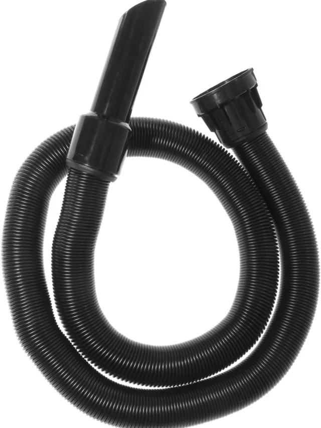 Dparts 6 meter 'stretch' stofzuigerslang geschikt voor Numatic - past op alle Henry en Hetty stofzuigers - George Charles PPR240 - Uitrekbare stofzuiger slang - nr. 914413 - 601101 Zwart