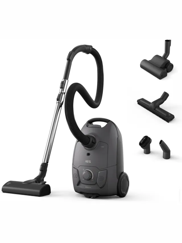 AEG AB51A4DG Animal 5000 - Stofzuiger met zak - Dierenhaar - Turbozuigmond voor huisdieren - 3 accessoires Grijs