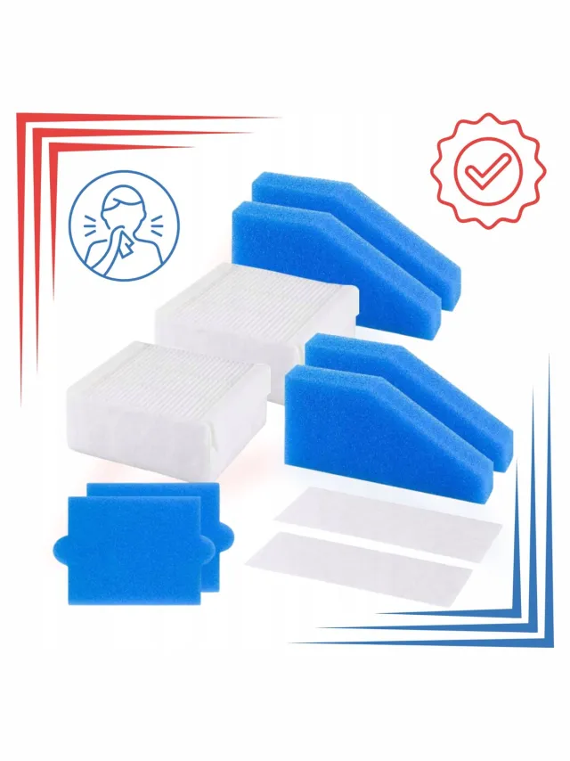 AreoSe HEPA-filter voor THOMAS AQUA + PET & FAMILY - 10 stuks Blue