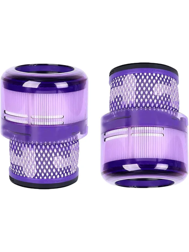 Promessa-Solutions 2 stuks Stofzuigerfilter compatibel met Dyson Omni-glide+ | Omni-glide, SV19 stofzuiger - HEPA-filter paars - Promessa-Solutions