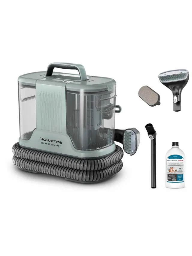 Rowenta Clean It IN3020F0 Tapijtreiniger - Vlekkenreiniger - 3 accessoires Groen