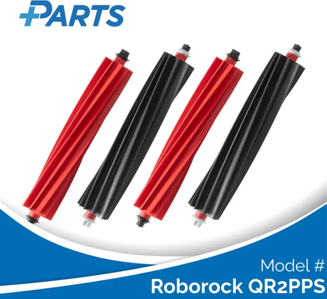 Plus.Parts Roborock QR2PPS Borstels (4 Stuks, Plus.Parts® alternatief voor 8.02.0322) Overig