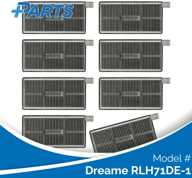 Plus.Parts Dreame RLH71DE-1 Filters (8 Stuks, Plus.Parts® alternatief voor 20010100001863) Overig