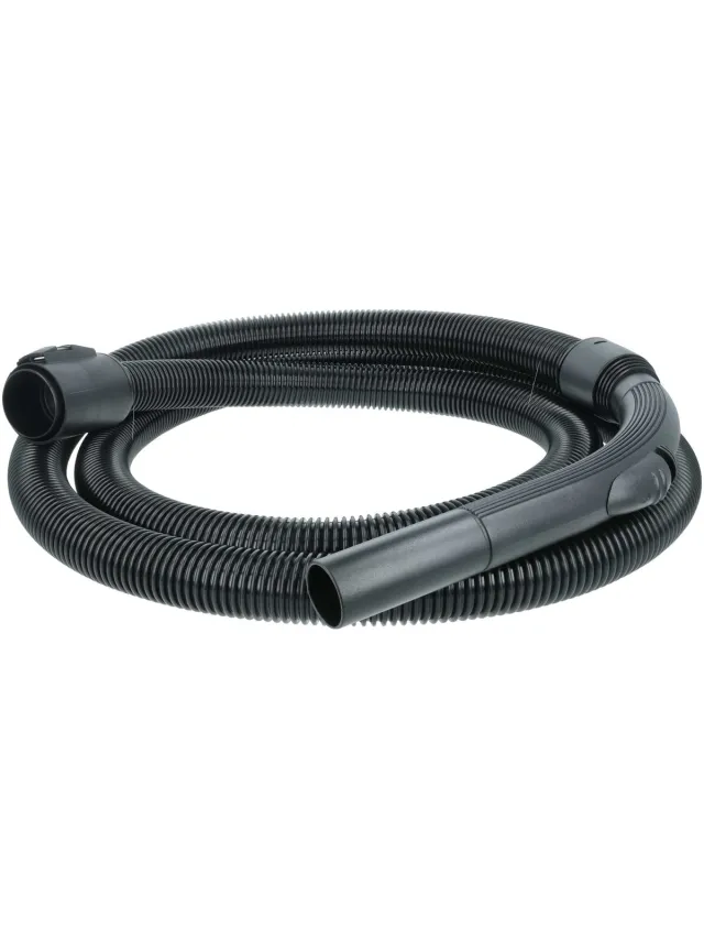 VHBW Vervangingsslang compatibel met Kärcher Home Vac WD 3 Premium, MV 2, MV 2 *CH (1.629-762.0) stofzuigers - 3,5 m, handvat, 35 mm ronde aansluiting zwart
