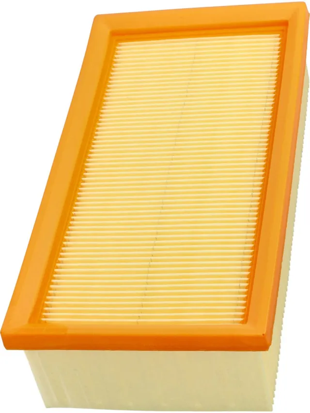 VHBW stofzuigerfilter compatibel met Kärcher NT 14/1 Ap Te Adv L, NT 14/1 Classic, NT2000E, NT2000 stofzuigers - hoofdfilter, plat geplooid filter