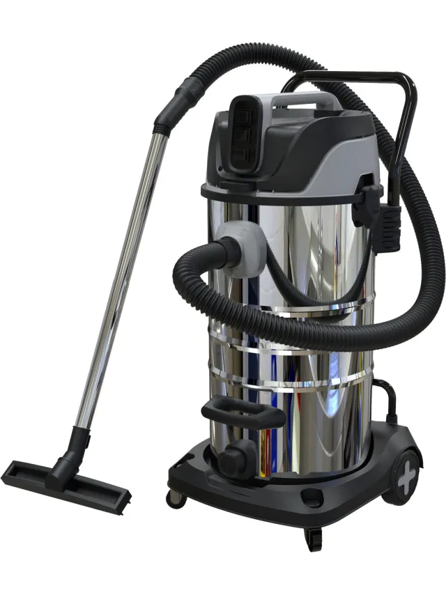 Kremer KR88L NT - Nat/Droog Stofzuiger - Manueel Klopfunctie Zwart / Grijs