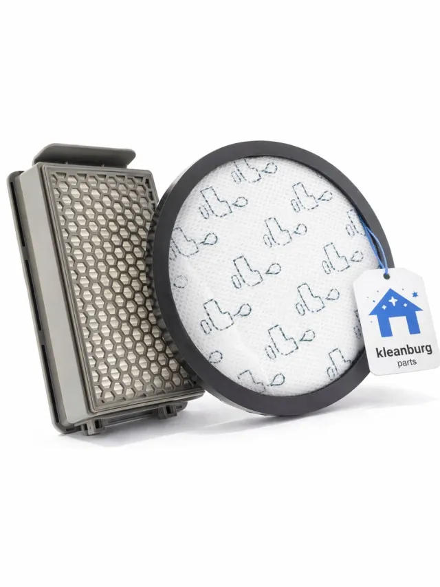 Kleanburg Filter set geschikt voor Rowenta Compact Power XXL – ZR780000 - 2 delig Wit