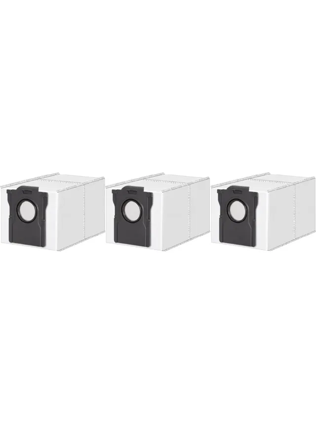 Wclavion Stofzakken 3-delige set, duurzaam microvezel, wit - Geschikt voor Mova E30 Ultra, Z50 Ultra, V50 Ultra stofzuigers