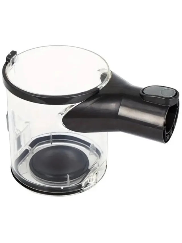 17 Parts Transparant Stofreservoir Geschikt voor Dyson V6 – Compatibel met DC58, DC59, DC62 & DC74 – Vervangend Opvangbakje van Sterk Kunststof – Eenvoudig te Installeren & Schoon te Maken Rood