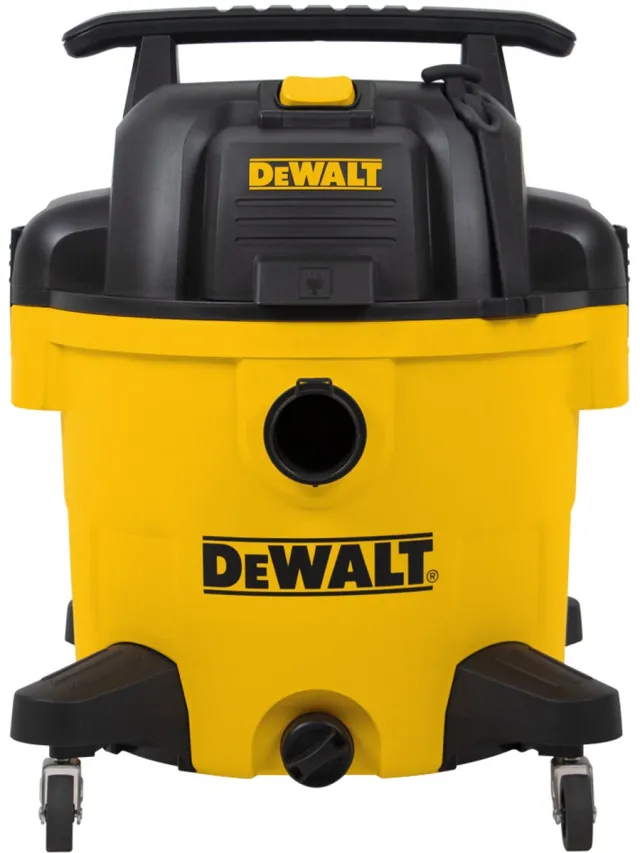 DeWalt DXV34PTA - Industriële Stofzuiger - Nat en Droog - Ingebouwd Stopcontact - 34L Geel